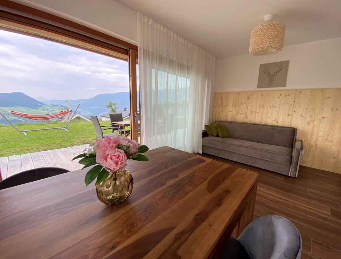 Alpine Chalet Aurora Dolomites Laion Buitenkant foto
